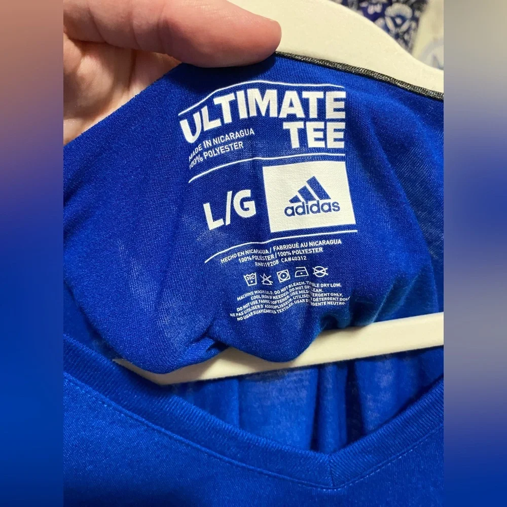 Women’s Adidas Rangerstown Blue Hockey Shirt - Picture 3 of 5